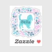 Cavalier Sticker – Personalized Pastel Blue Gift (Vel)
