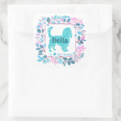 Cavalier Sticker – Personalized Pastel Blue Gift (Tas)