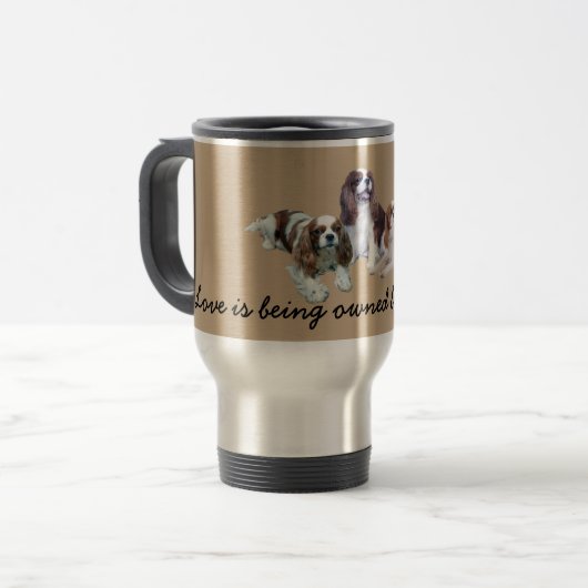 Cavalier Threous Travel Mug Reisbeker (Voorkant links)