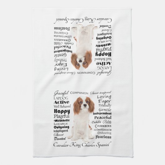 Cavalier Traits Kitchen Towel Theedoek (Verticaal)