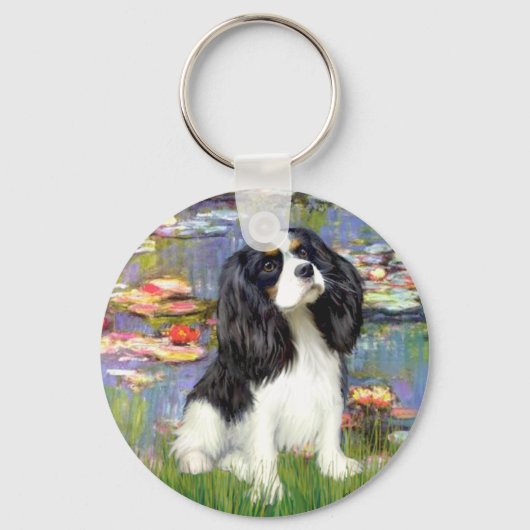 Cavalier (Tri5) - Waterlelies 2 Sleutelhanger (Voorkant)