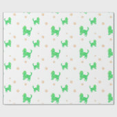 Cavalier Wrapping Paper – Minimal Green Gift Cadeaupapier (Vlak)