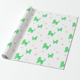 Cavalier Wrapping Paper – Minimal Green Gift Cadeaupapier