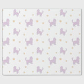 Cavalier Wrapping Paper – Minimal Lavender Gift Cadeaupapier (Vlak)