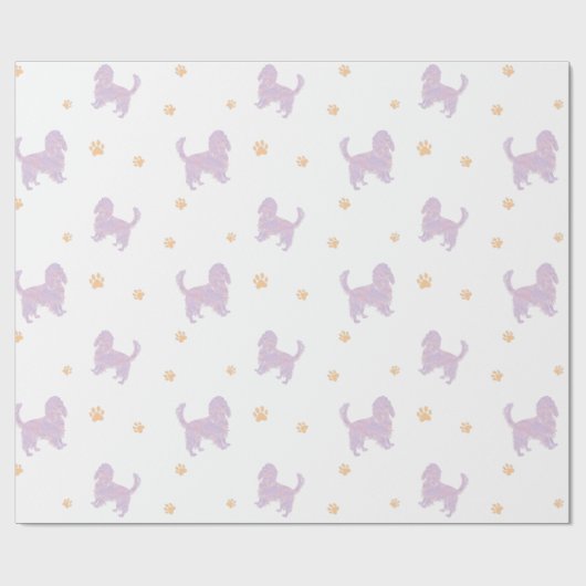 Cavalier Wrapping Paper – Minimal Lavender Gift Cadeaupapier (Vlak)