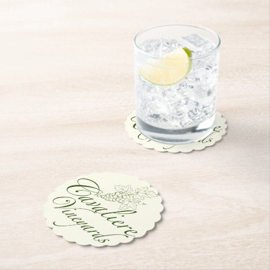 Cavaliere Vineyards Onderzetter (groen) (Insitu)