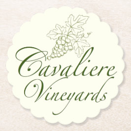 Cavaliere Vineyards Onderzetter (groen)