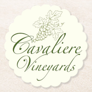 Cavaliere Vineyards Onderzetter (groen)