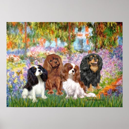 Cavaliers (4) - Tuin Poster (Voorkant)