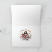 Cavaliers hebben een vrolijke kerst feestdagen kaart (Binnen)