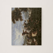 Cavaliers in Battle (olie op canvas) Legpuzzel (Verticaal)