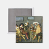 Cavaliers in een tavern magneet (Voorkant / Achterkant)