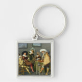 Cavaliers in een tavern sleutelhanger (Voorkant)