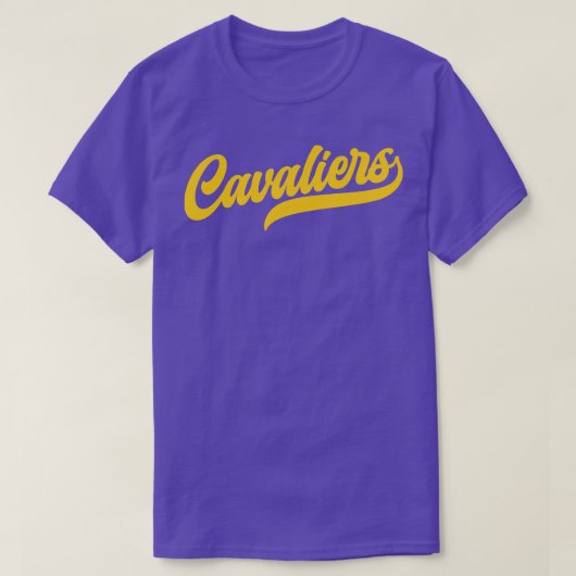 Cavaliers Retro Cavaliers Basketbal T-shirt (Design voorkant)