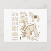 Cavalo de Troia Briefkaart (Voorkant)