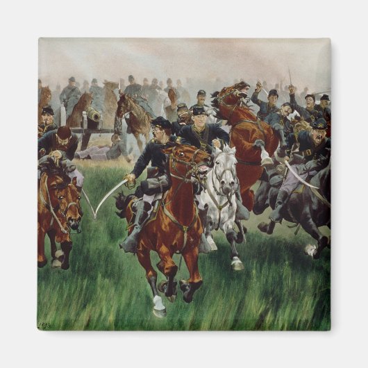 Cavalry, 1895 magneet (Voorkant)