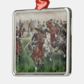 Cavalry, 1895 metalen ornament (Links)