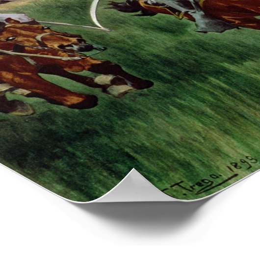 Cavalry, 1895 poster (Hoek)