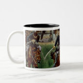 Cavalry, 1895 tweekleurige koffiemok (Links)