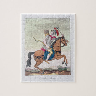 Cavalry Archer, uit 'L'Antica Roma', 1825 (kleur) Legpuzzel