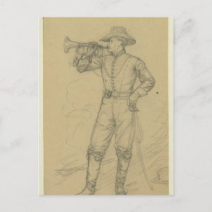 Cavalry Bugler Briefkaart