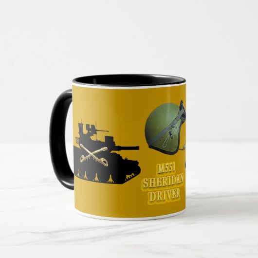 Cavalry Gold M551 Sheridan Driver Mok (Voorkant links)