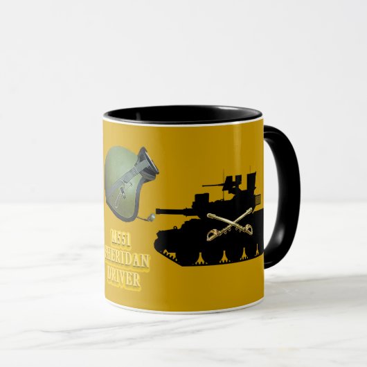 Cavalry Gold M551 Sheridan Driver Mok (Voorkant rechts)