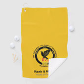 Cavalry Golf Handdoek - Cav Gold (Insitu)