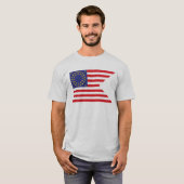 Cavalry Guidon (vlag) - burgeroorlog T-shirt (Voorkant volledig)