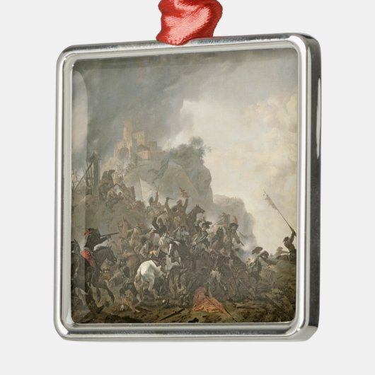 Cavalry Making a Sortie Metalen Ornament (Links)