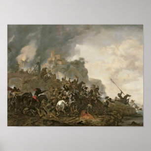 Cavalry Making a Sortie Poster