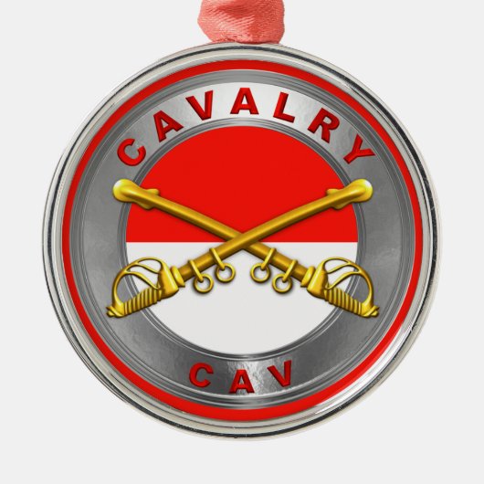 CAVALRY METALEN ORNAMENT (Voorkant)