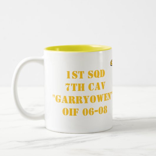Cavalry Pride Drinkware Tweekleurige Koffiemok (Links)