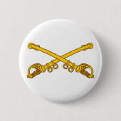 Cavalry Sabers Ronde Button 5,7 Cm (Voorkant)