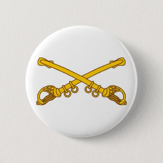 Cavalry Sabers Ronde Button 5,7 Cm (Voorkant)