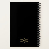 Cavalry Spiral Notitieboek - Classic Zwart (Achterkant)