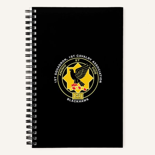 Cavalry Spiral Notitieboek - Classic Zwart (Voorkant)