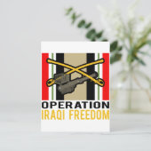 Cavalry Stinger OIF Briefkaart (Staand voorkant)