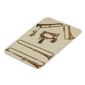 Cavalry trumpet, een eikel, een gelte trumpet gema magneet (Linkerzijde)