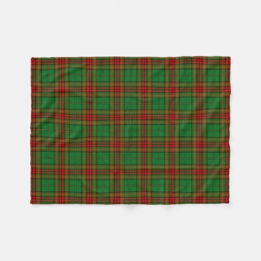 Cavan County Irish Tartan Fleece Deken (Voorkant (Horizontaal))