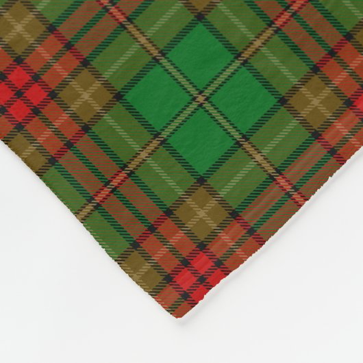 Cavan County Irish Tartan Fleece Deken (Hoek)