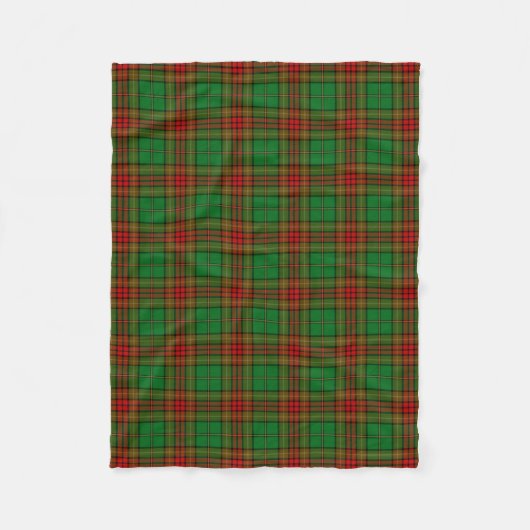 Cavan County Irish Tartan Fleece Deken (Voorkant)