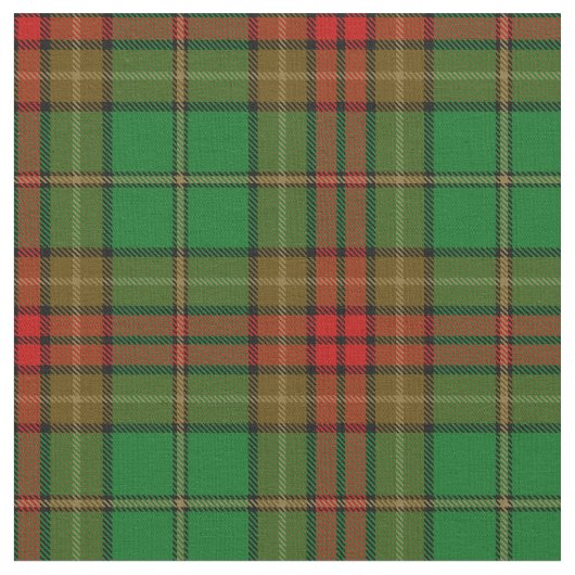 Cavan County Irish Tartan Stof (Close Up)