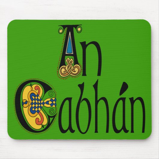 Cavan (Gaelic) Mousepad Muismat (Voorkant)
