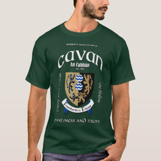 Cavan Ireland Irish Crest Wapenschild T-shirt