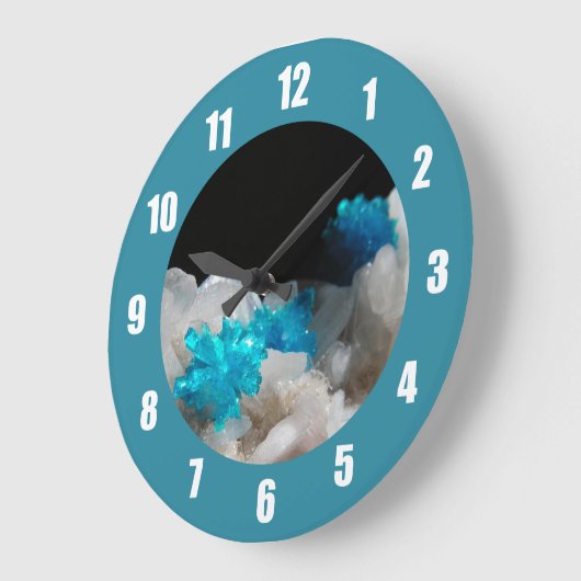 Cavansite op Stilbite Grote Klok (Hoek)