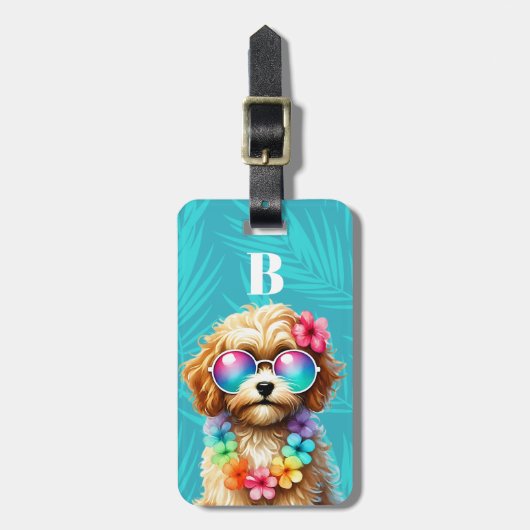 Cavapoo bagagerekje bagagelabel (Voorkant verticaal)