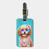 Cavapoo bagagerekje bagagelabel (Voorkant verticaal)