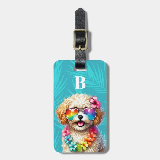 Cavapoo bagagerekje bagagelabel (Voorkant verticaal)