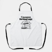 Cavapoo Barking Logic Schort (Voorkant)